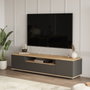 Hanah Home Soporte de TV Fr7-Aa Pino Atlántico y Antracita